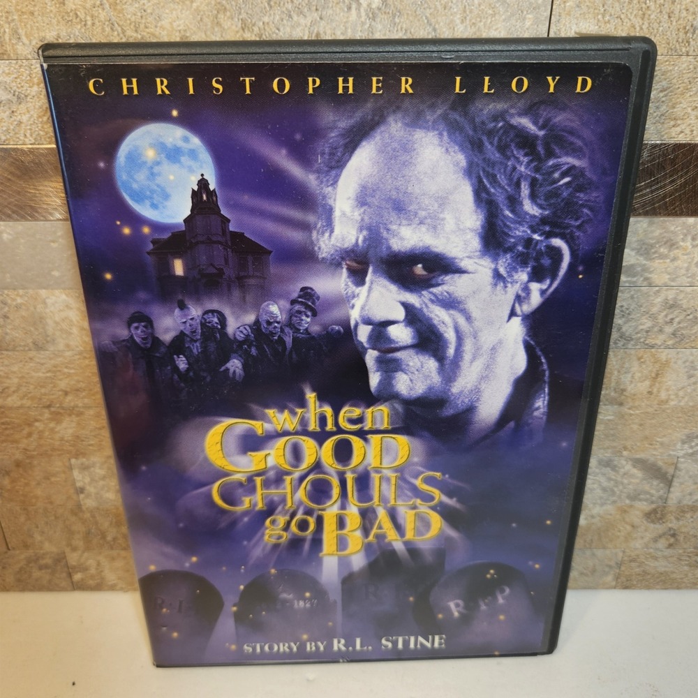 When Good Ghouls Go Bad DVD R.L. Stine Christopher Lloyd 2001 Halloween Movie